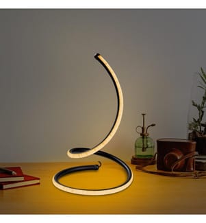 Lampada Da Tavolo, Corpo Nero, Metallo