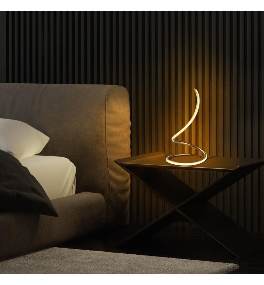 Lampe De Table, Or, Corps Métallique