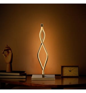 Lampada Da Tavolo, Oro, Corpo Metallico