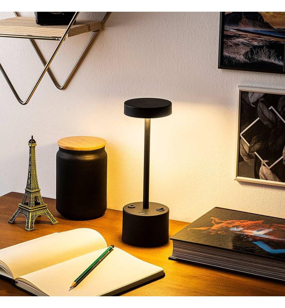 Lampe De Table, Noir, Corps Métallique