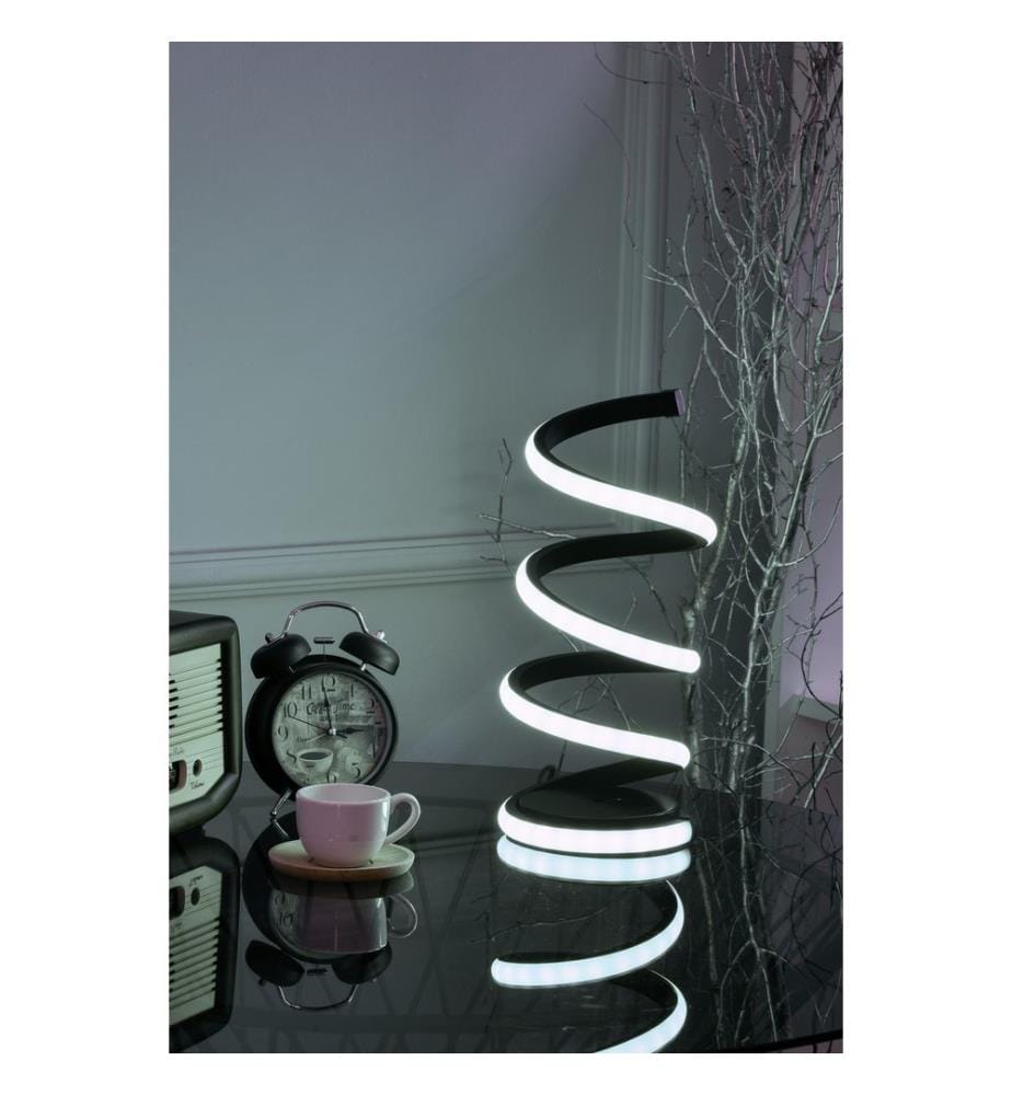 White, Desk Lamps, 15 X 15 X 35 cm, In Alluminio