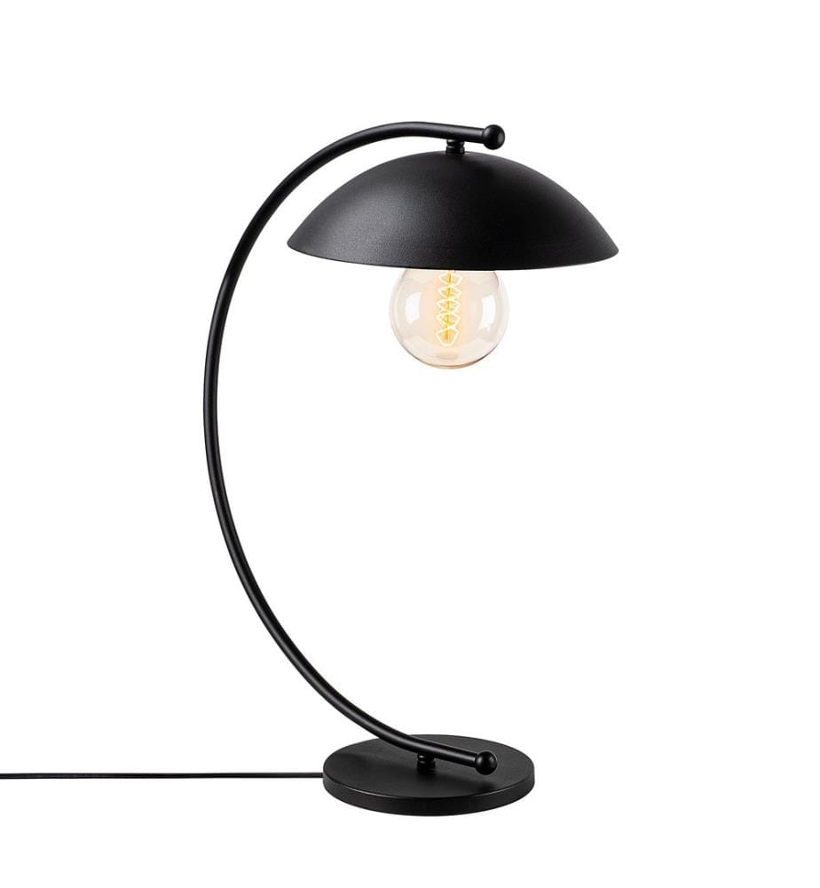 Noir, Lampes De Bureau, 26 X 43 cm, Corps Métallique