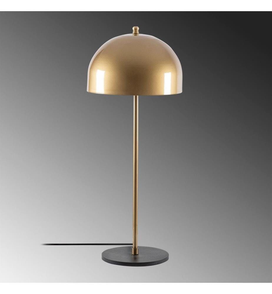 Or, Noir, Lampes De Bureau, 24 X 24 cm, Corps Métallique