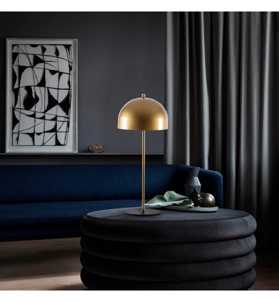 Or, Noir, Lampes De Bureau, 24 X 24 cm, Corps Métallique