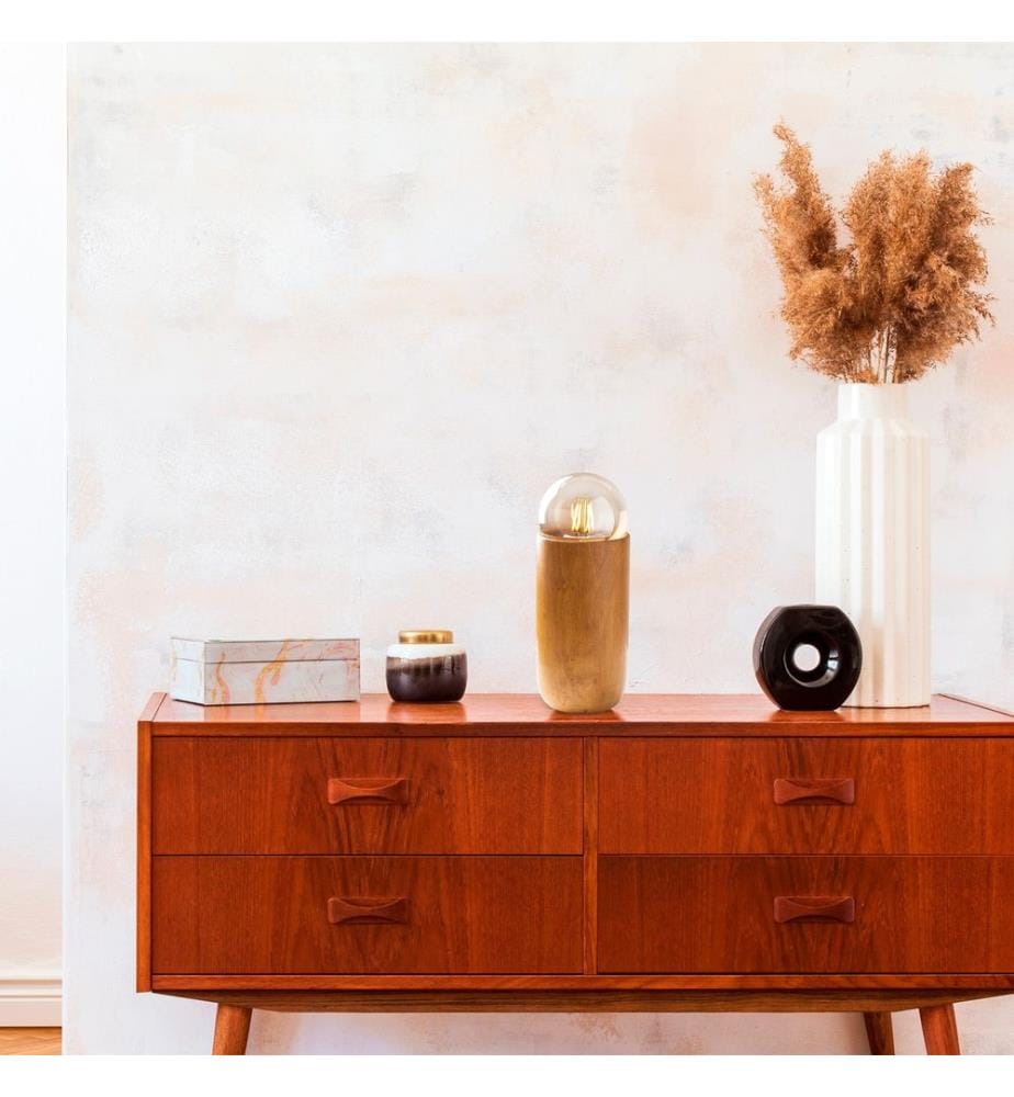 En Bois, Lampes De Bureau, 10 X 10 cm, Corps En Bois