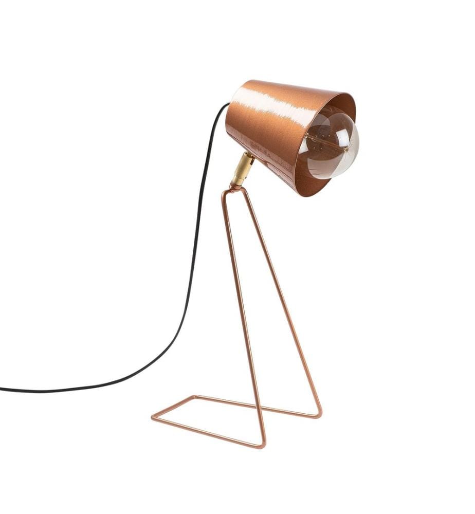 Cuivre, Lampes De Bureau, 15 X 25 cm, Corps Métallique