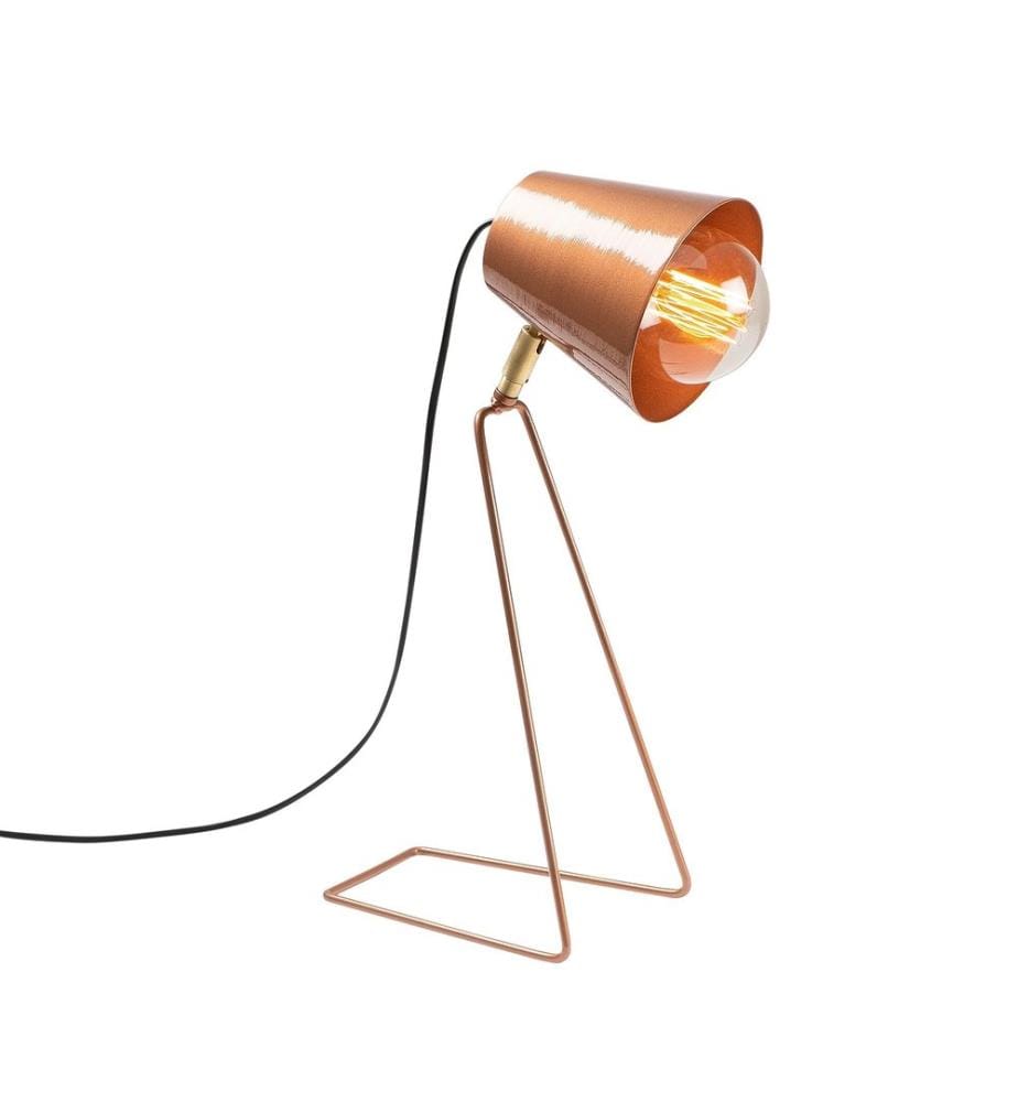 Cuivre, Lampes De Bureau, 15 X 25 cm, Corps Métallique