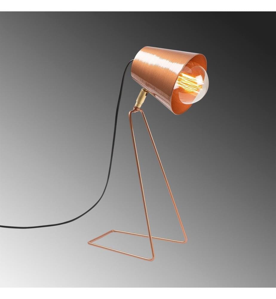 Cuivre, Lampes De Bureau, 15 X 25 cm, Corps Métallique