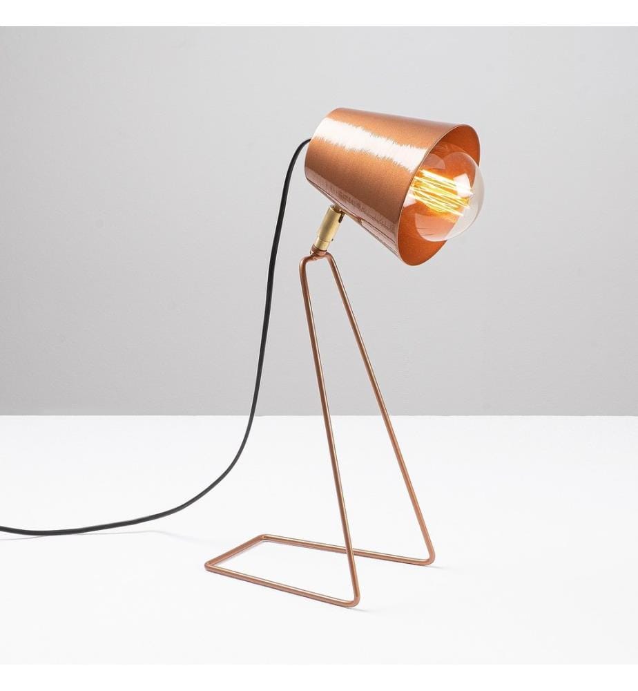 Cuivre, Lampes De Bureau, 15 X 25 cm, Corps Métallique