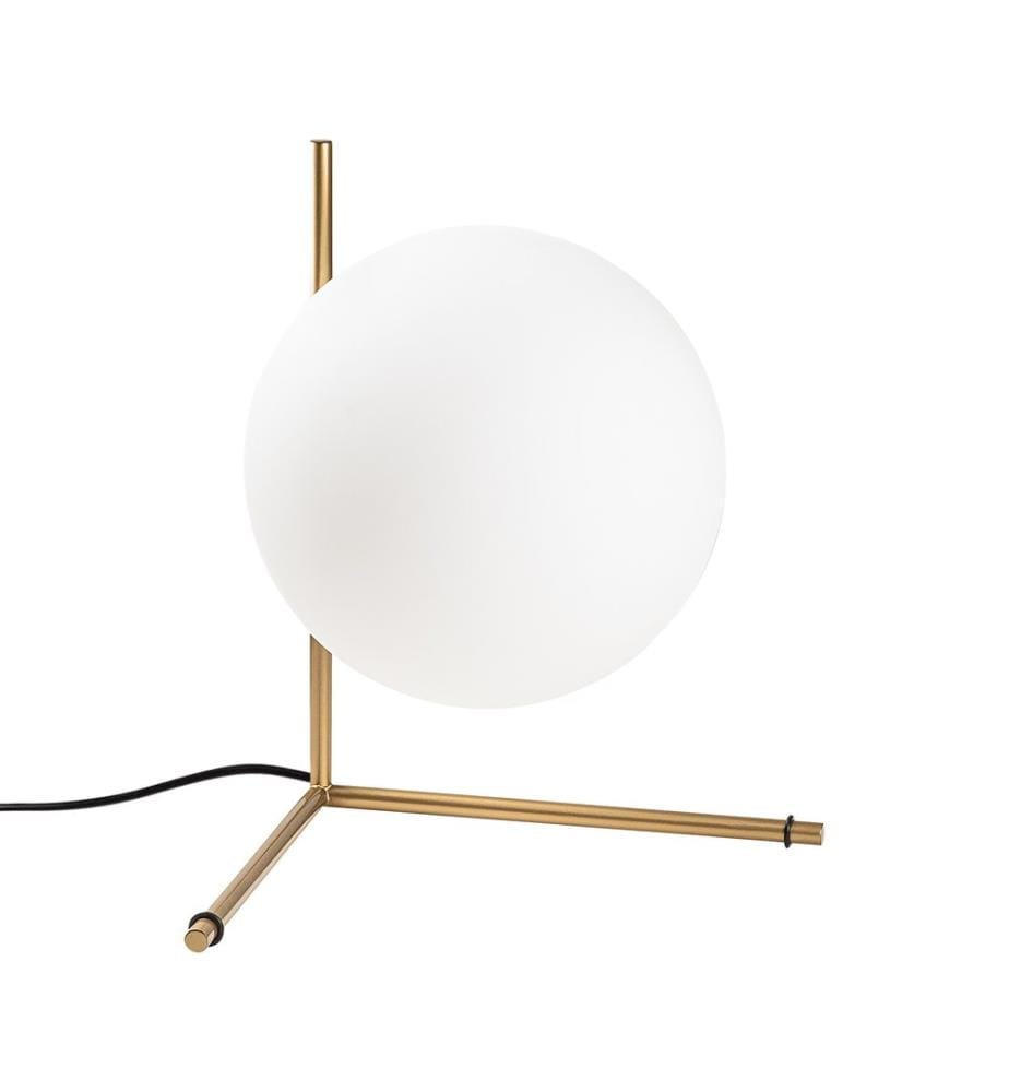 Lampe de table, dorée, CORPS EN MÉTAL