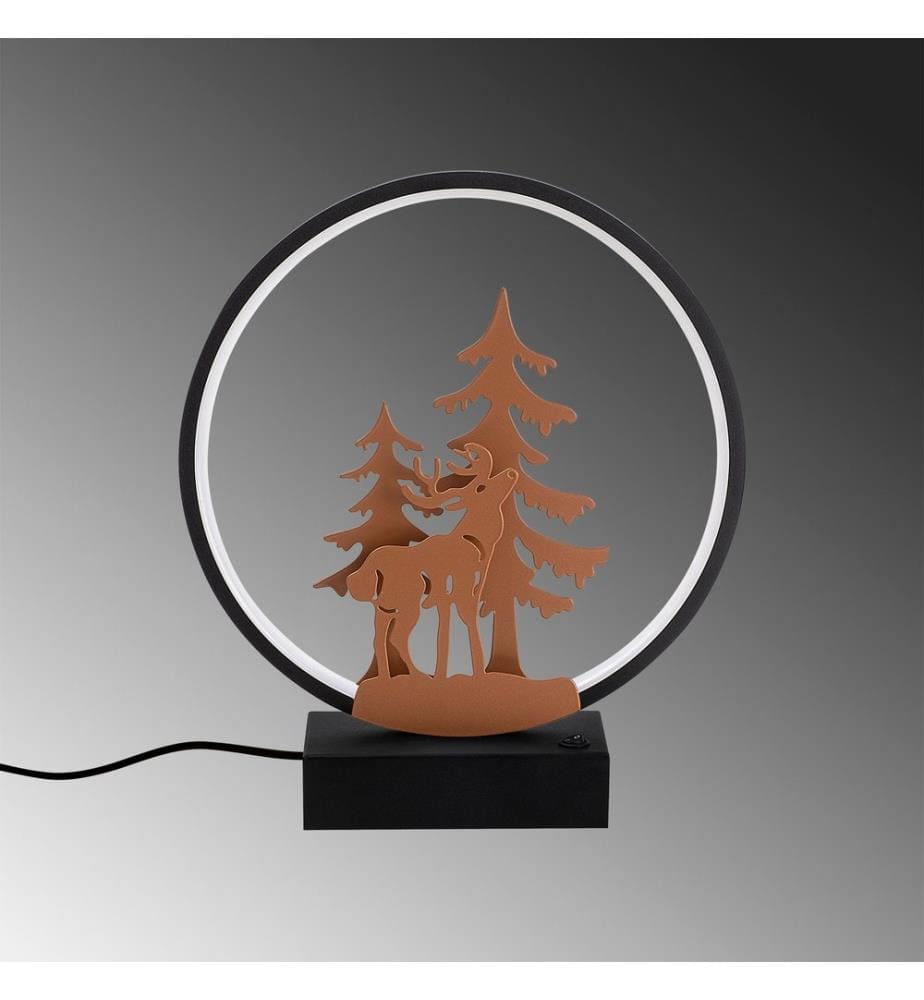 Noir, Cuivre, Lampes De Bureau, 16 X 9 X 4 cm, Métal