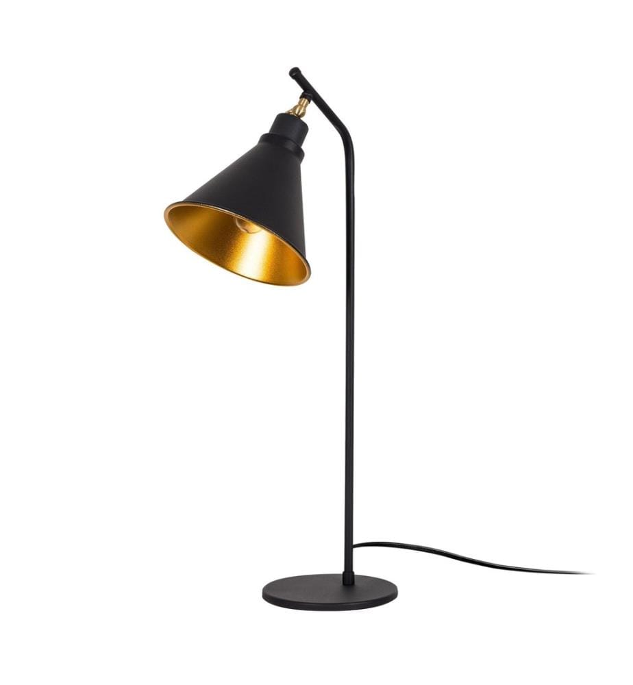 Nero, Oro, Lampade Da Scrivania, Corpi Metallici