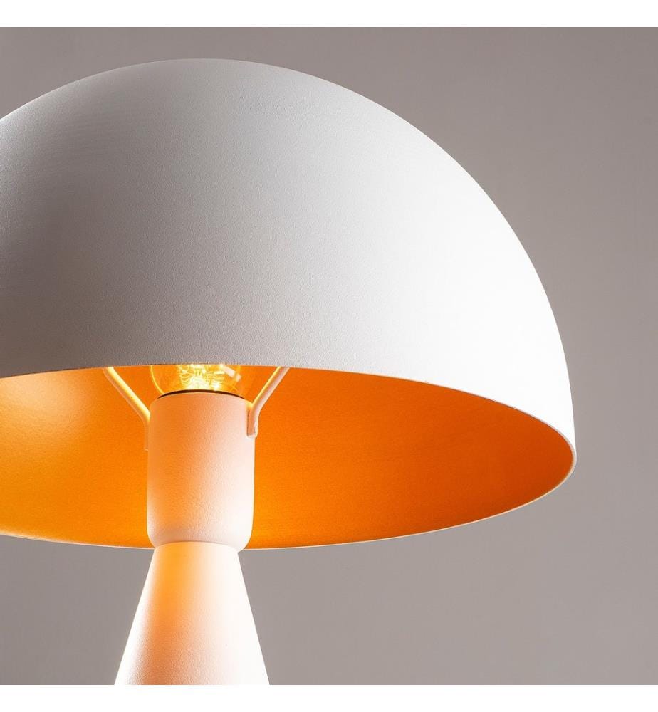 Blanc, Lampes De Bureau, 30 X 30 cm, Corps En Métal