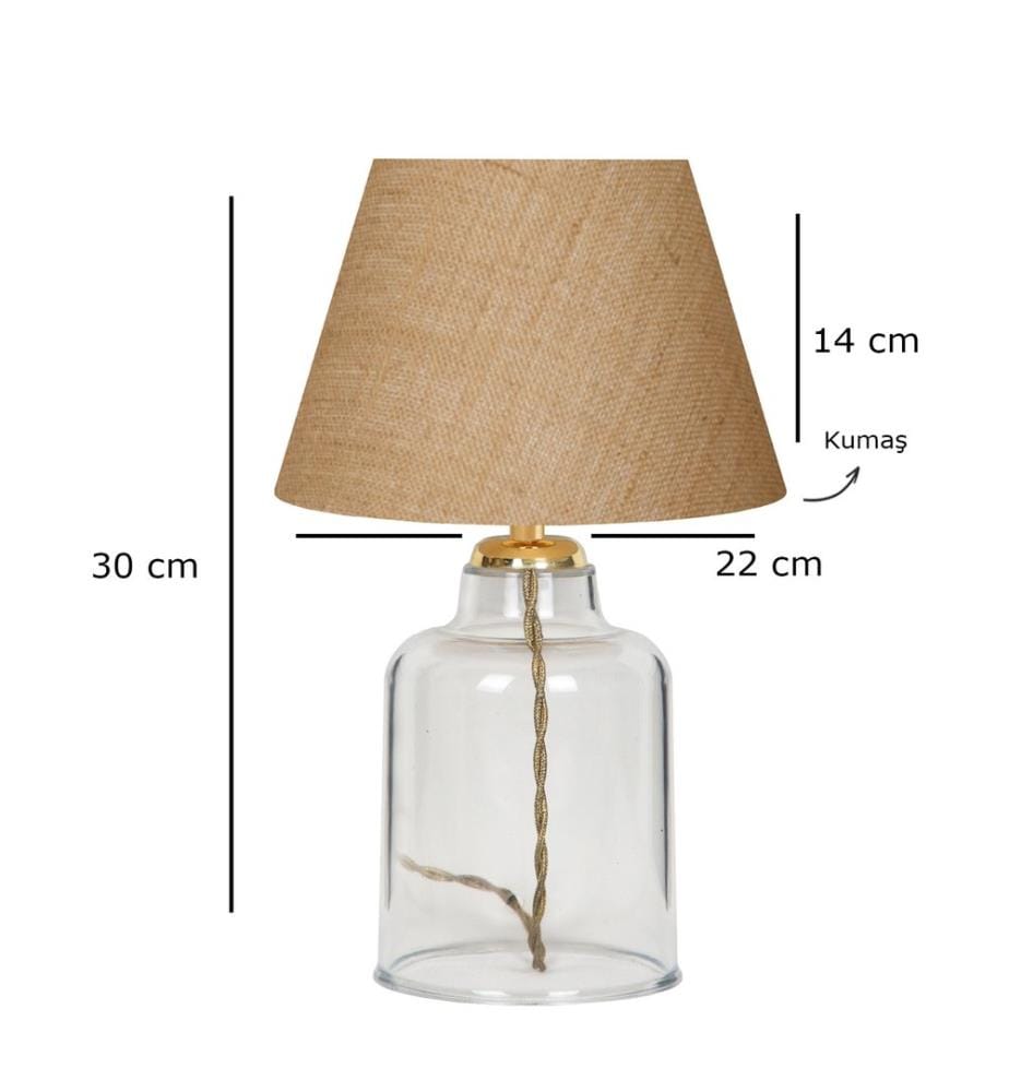 Crema, Lampade Da Scrivania, 22 X 14 cm, Di Plastica