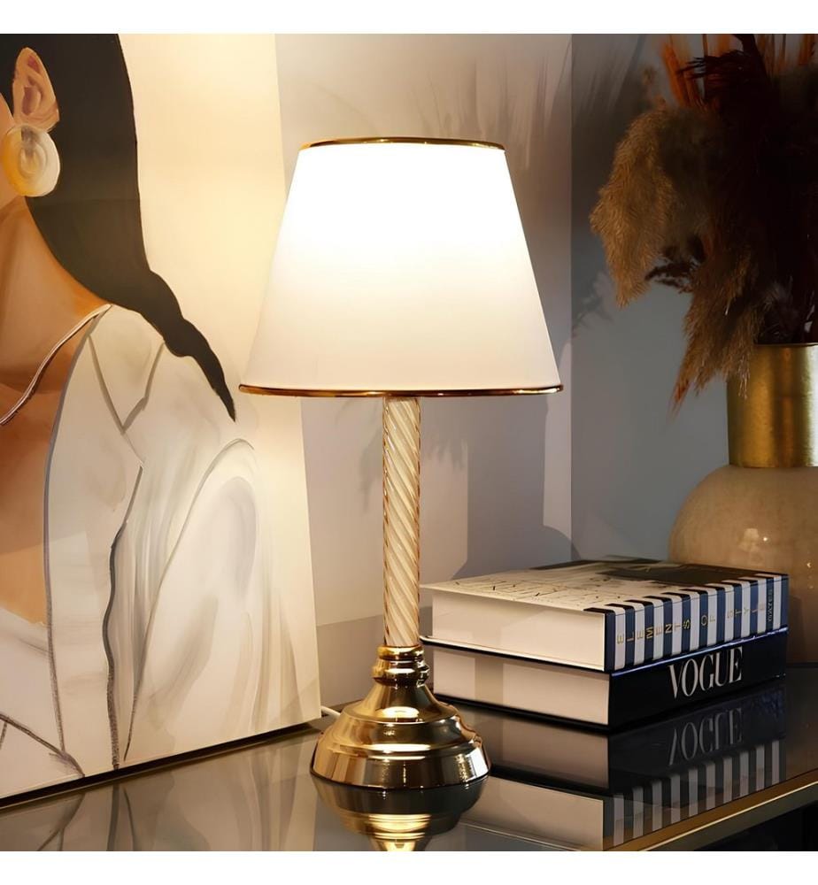 Blancs, Lampes De Bureau, 22 X 14 cm, En Plastique