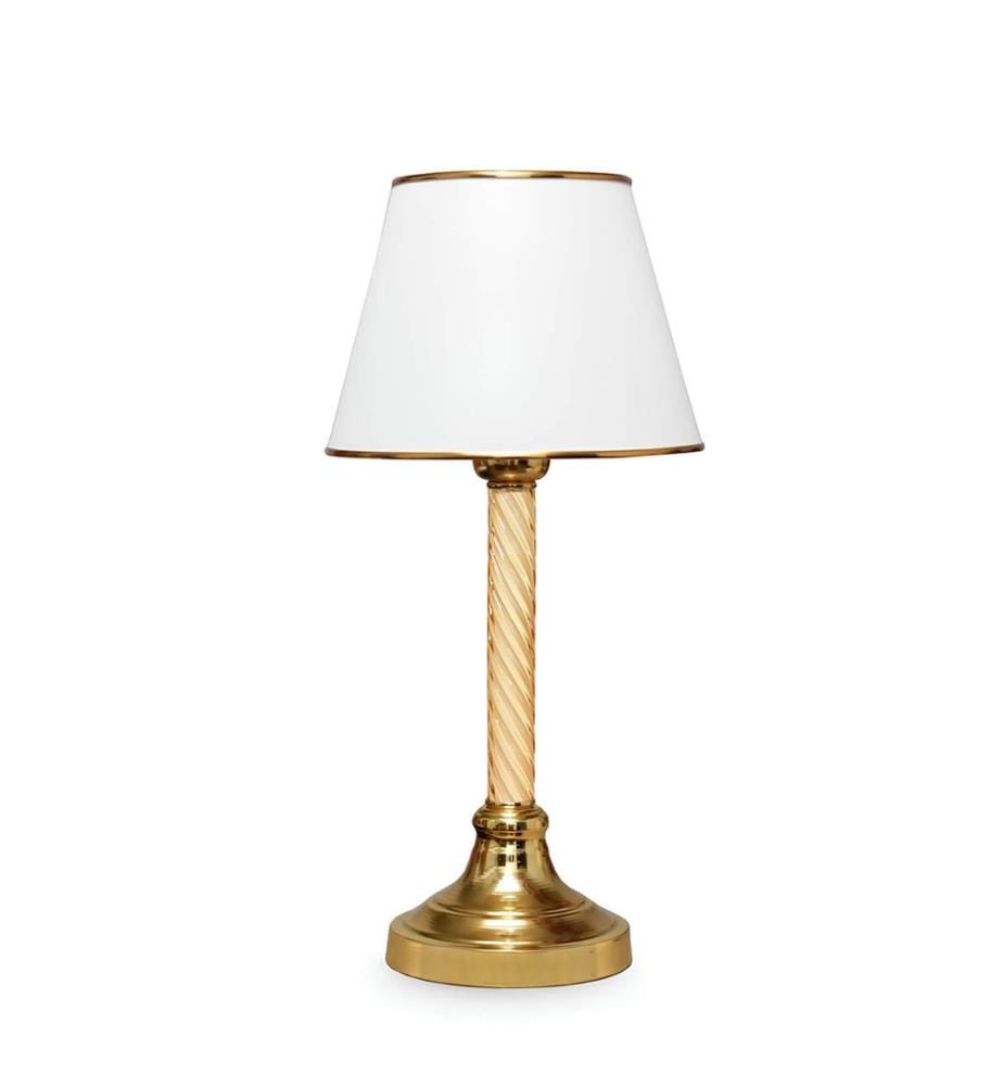 Blancs, Lampes De Bureau, 22 X 14 cm, En Plastique