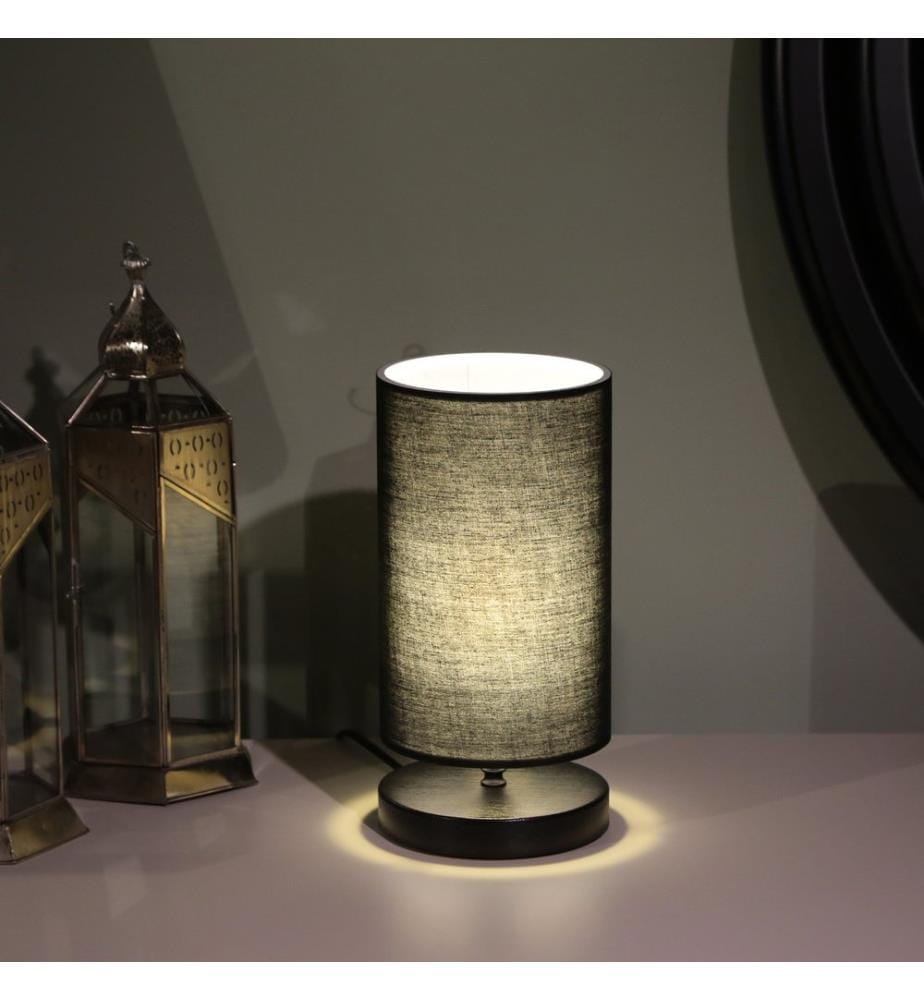 Anthracite, Lampes De Bureau, 24 X 15 cm, En Bois