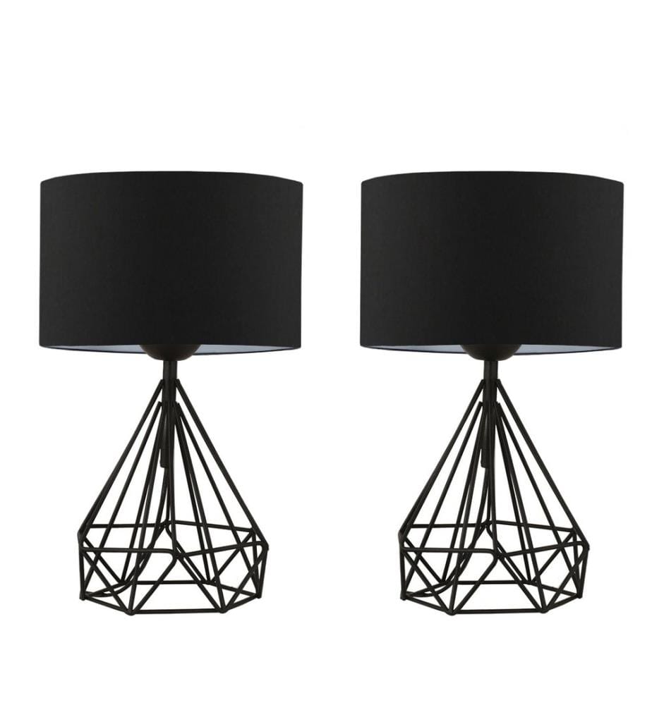 Lampade Nere, Da Scrivania, 24 X 15 cm, Metallo