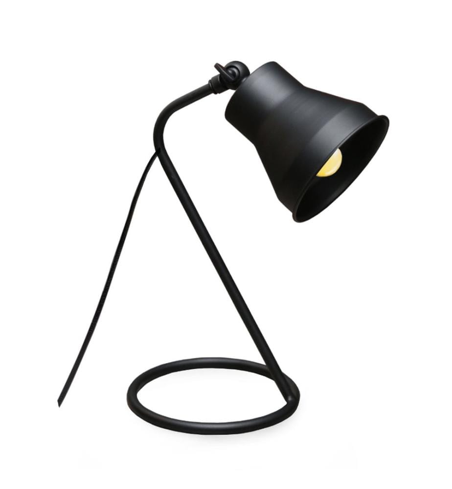Noir, Lampes De Bureau, 12 X 12 cm, Métal