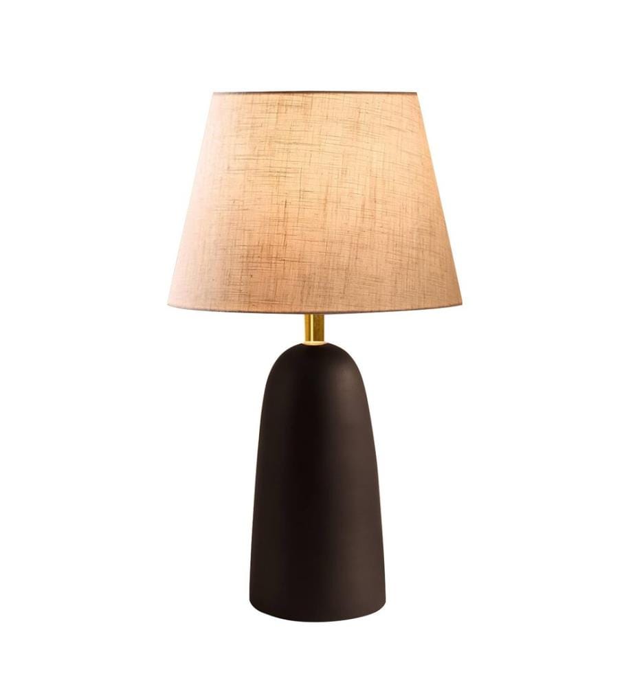 Lampe de table, crème, CORPS EN MÉTAL