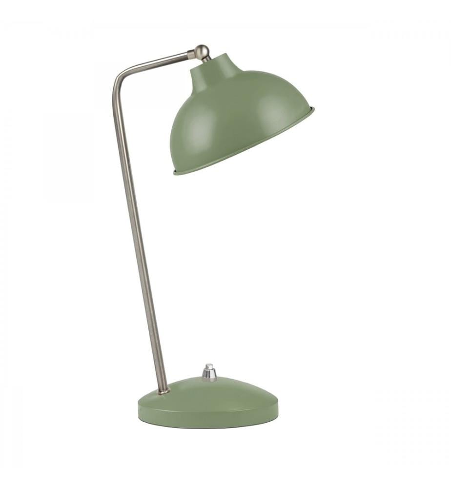 Lampe de table, verte, CORPS EN MÉTAL