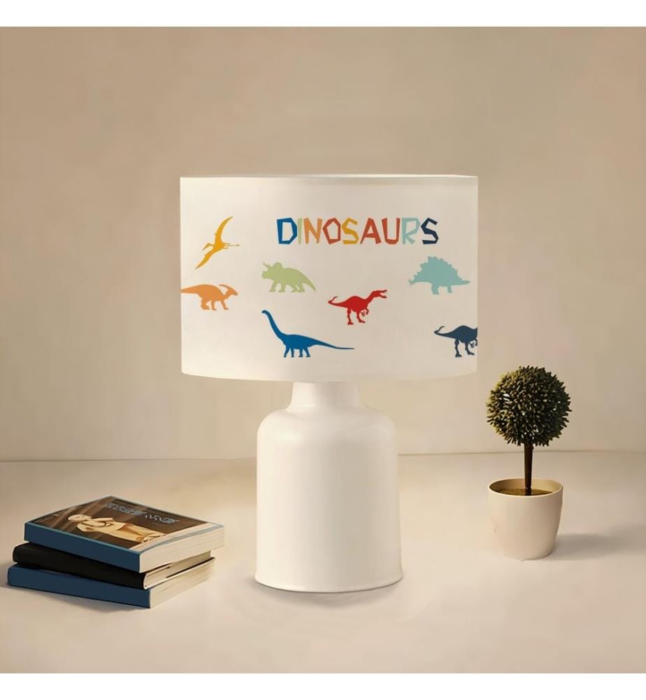 Tischlampe, mehrfarbig, 50 % KUNSTSTOFF / 50 % STOFF