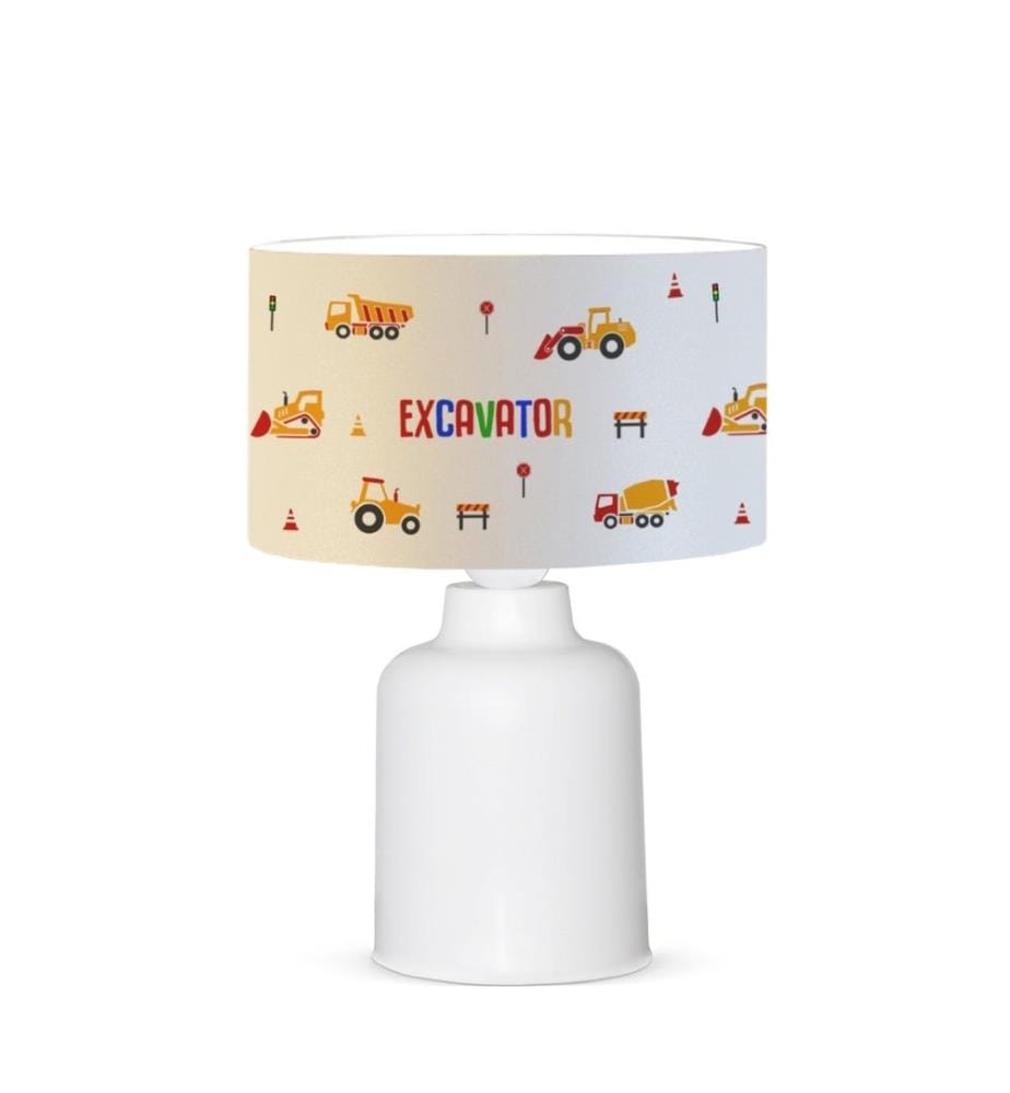 Tischlampe, mehrfarbig, 50 % KUNSTSTOFF / 50 % STOFF