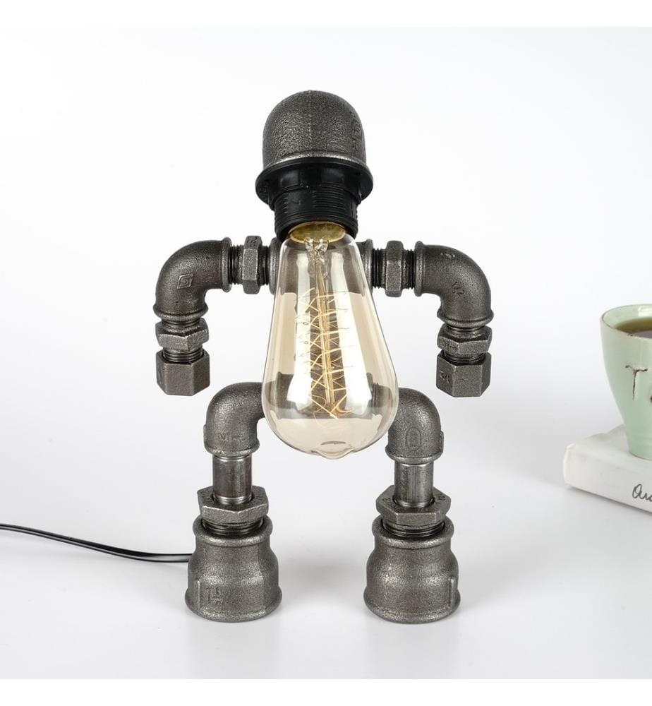 Noir, Lampes De Bureau, 30 X 20 X 7 cm, Casting En Métal À 100%
