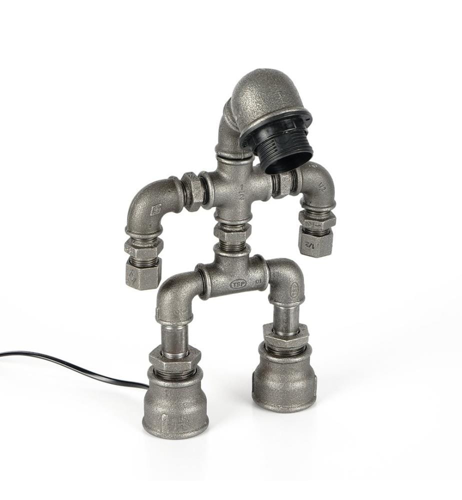 Noir, Lampes De Bureau, 30 X 20 X 7 cm, Casting En Métal À 100%