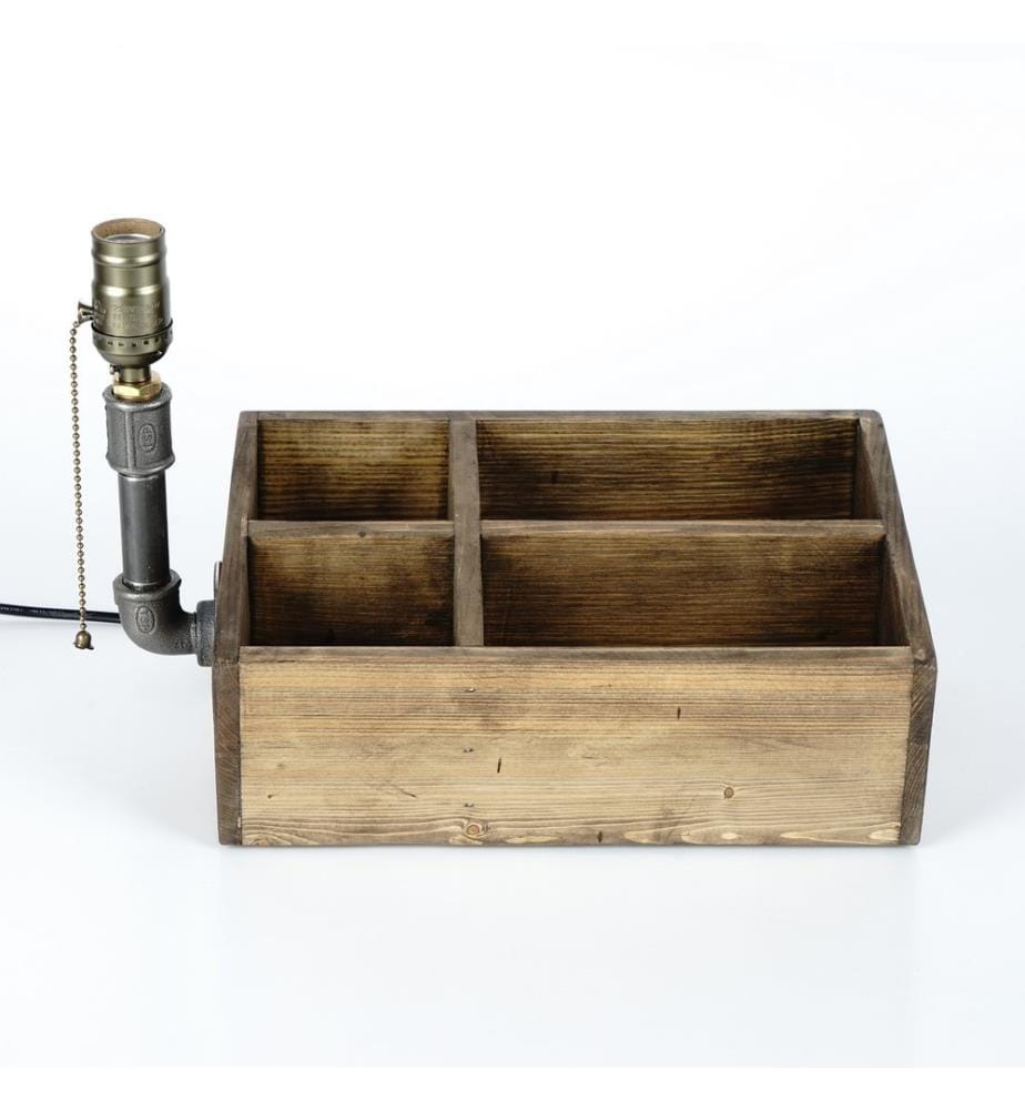Noir, Lampes De Bureau, 35 X 12 X 15 cm, Tube En Fer