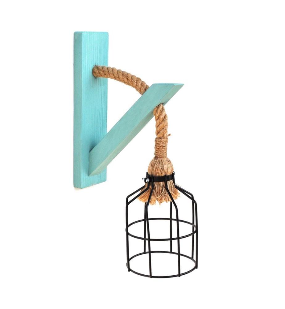 Noir, Bleu, Lampes De Bureau, 45 X 20 X 15 cm, De Tube En Fer