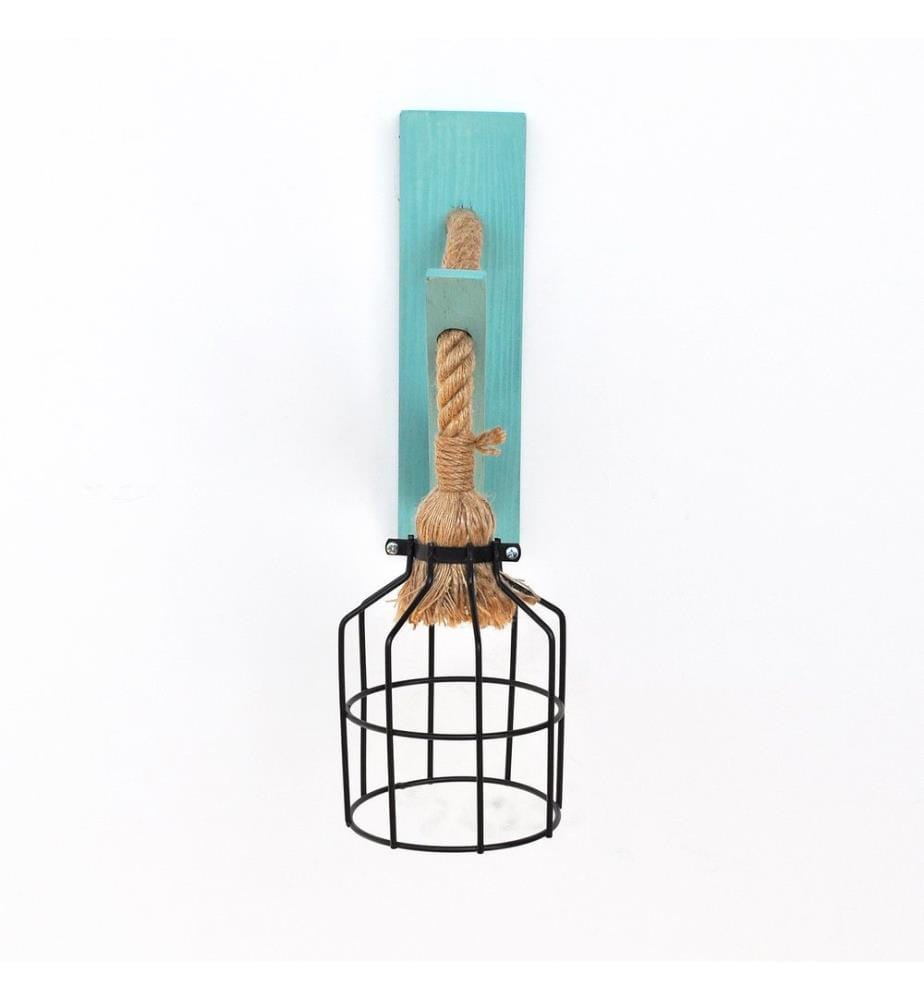 Noir, Bleu, Lampes De Bureau, 45 X 20 X 15 cm, De Tube En Fer