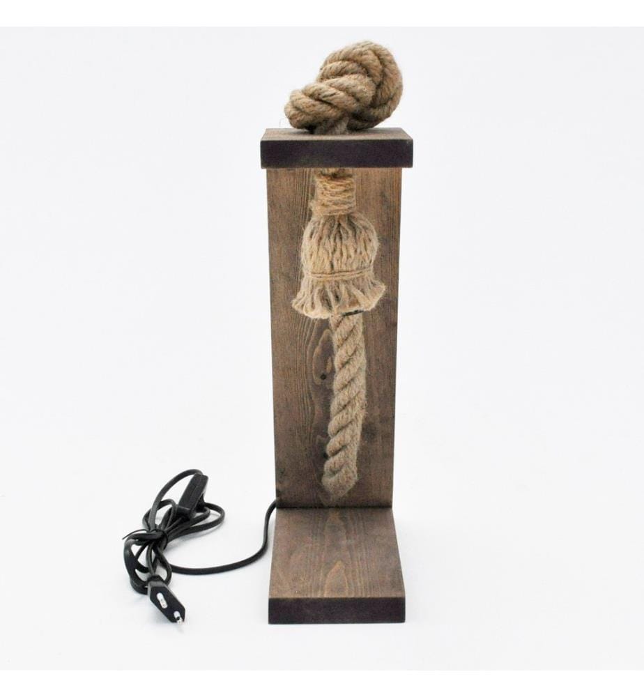 Couleur Noix, Lampes De Bureau, 10 X 20 X 35 cm, De Bois De Pin