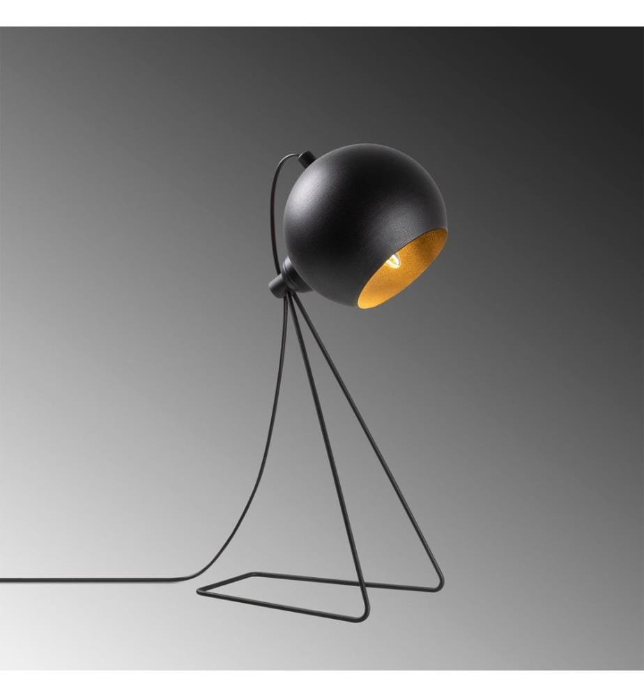 Noir, Lampes De Bureau, 28 X 15 X 45 cm, Corps En Métal