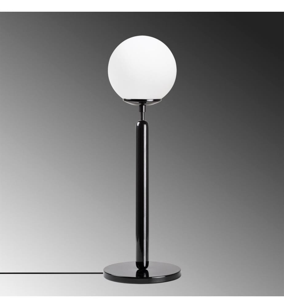 Noir, Lampes De Bureau, 18 X 18 X 52 cm, Corps Métallique