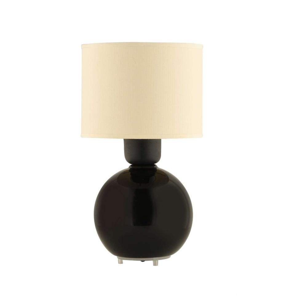 Tischleuchte, Creme, Schwarz, GLASKÖRPER