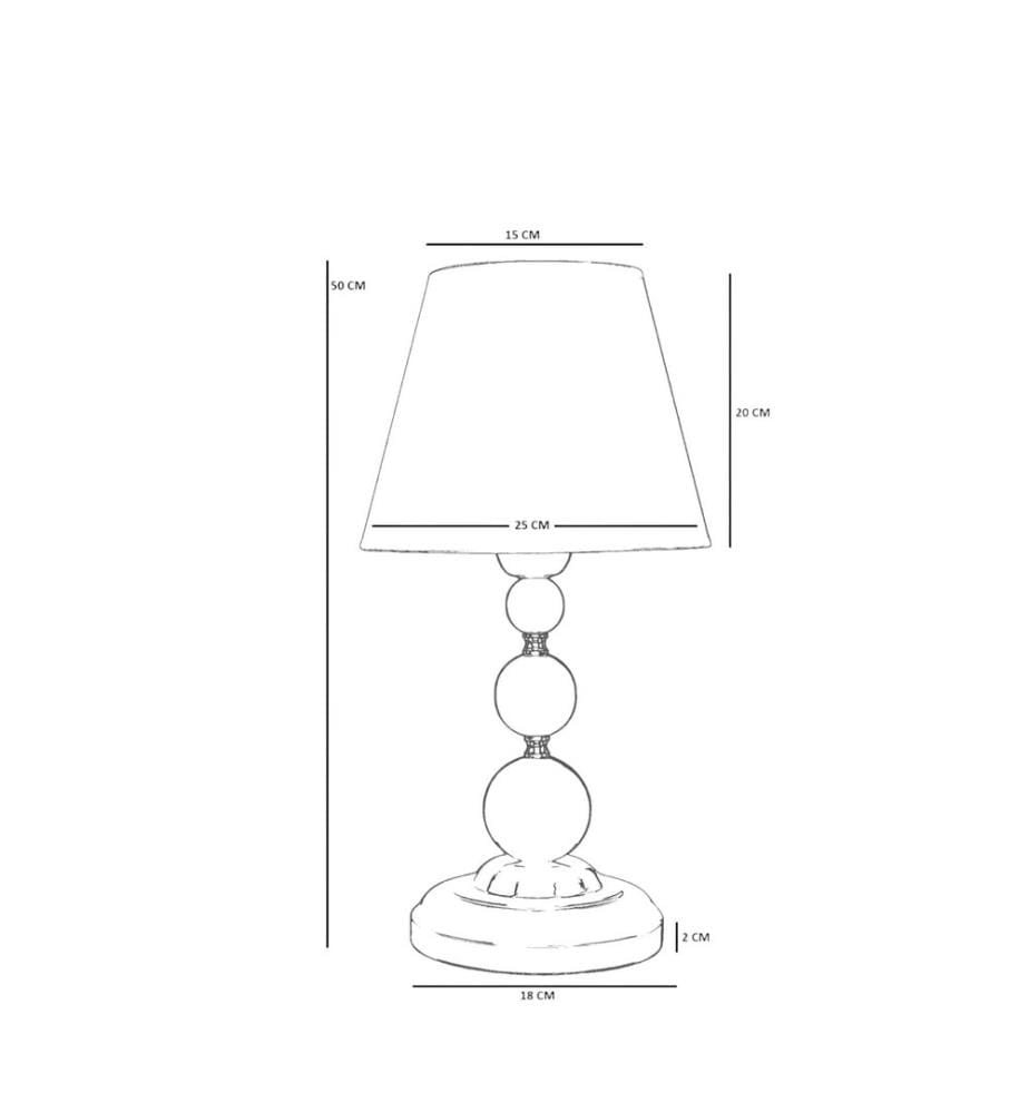 Lampe de table, beige, doré, structure métallique