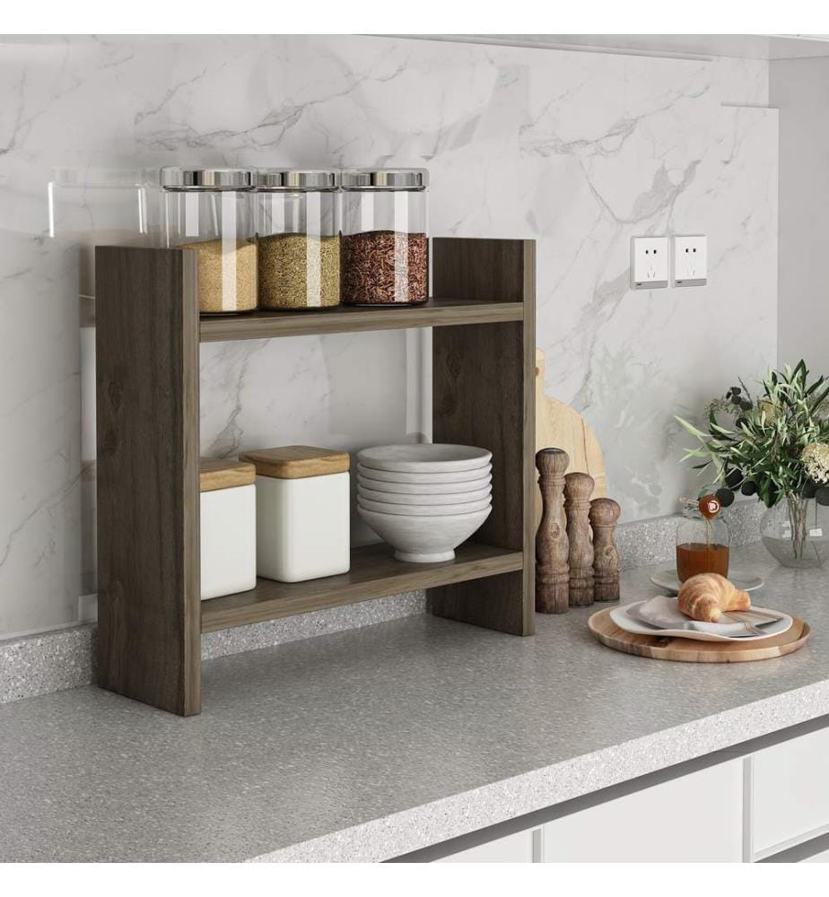 Scaffale da cucina, Noce, 100% Melamine rivestito Particle Board