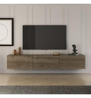 TV-Ständer, Walnuss, 100 % MELAMINBESCHICHTETE SPANPLATTE