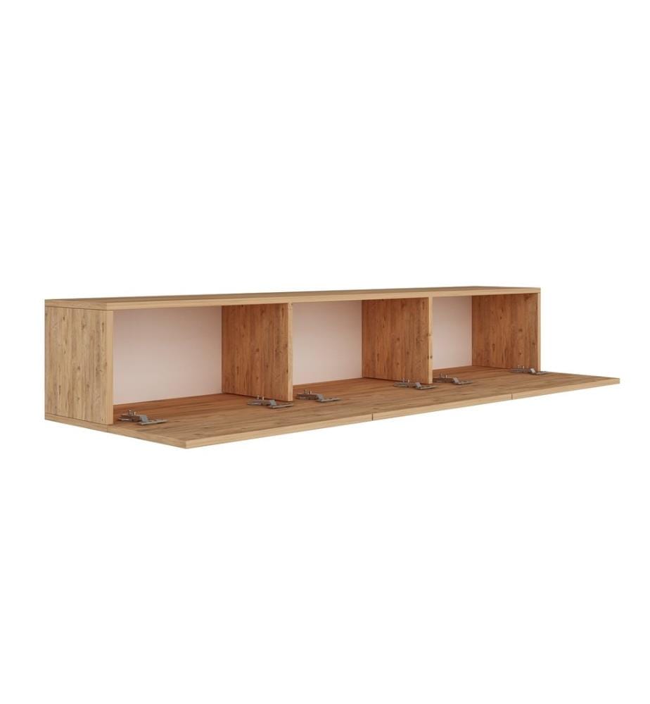 TV Stand, Atlantic Pine, 100% MELAMINE COATED CHIPBOARD