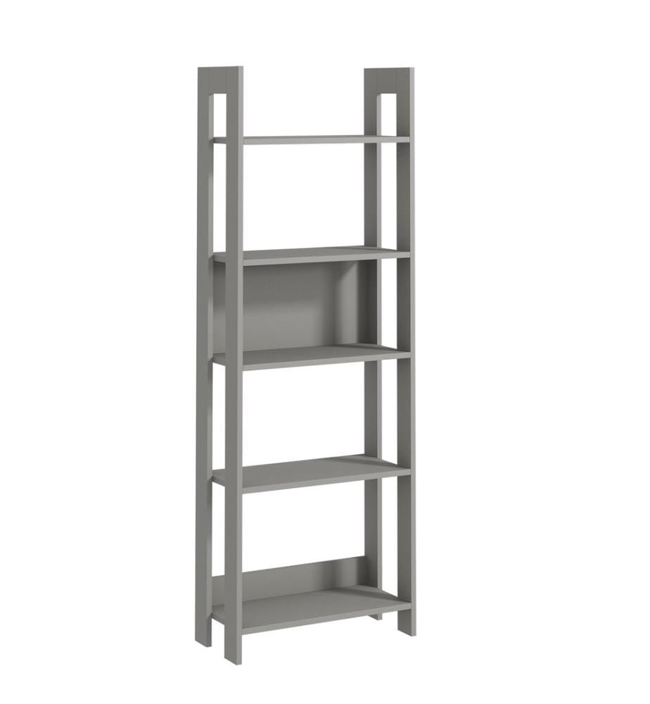 Bücherregal, grau, 100 % MELAMINBESCHICHTETE SPANPLATTE