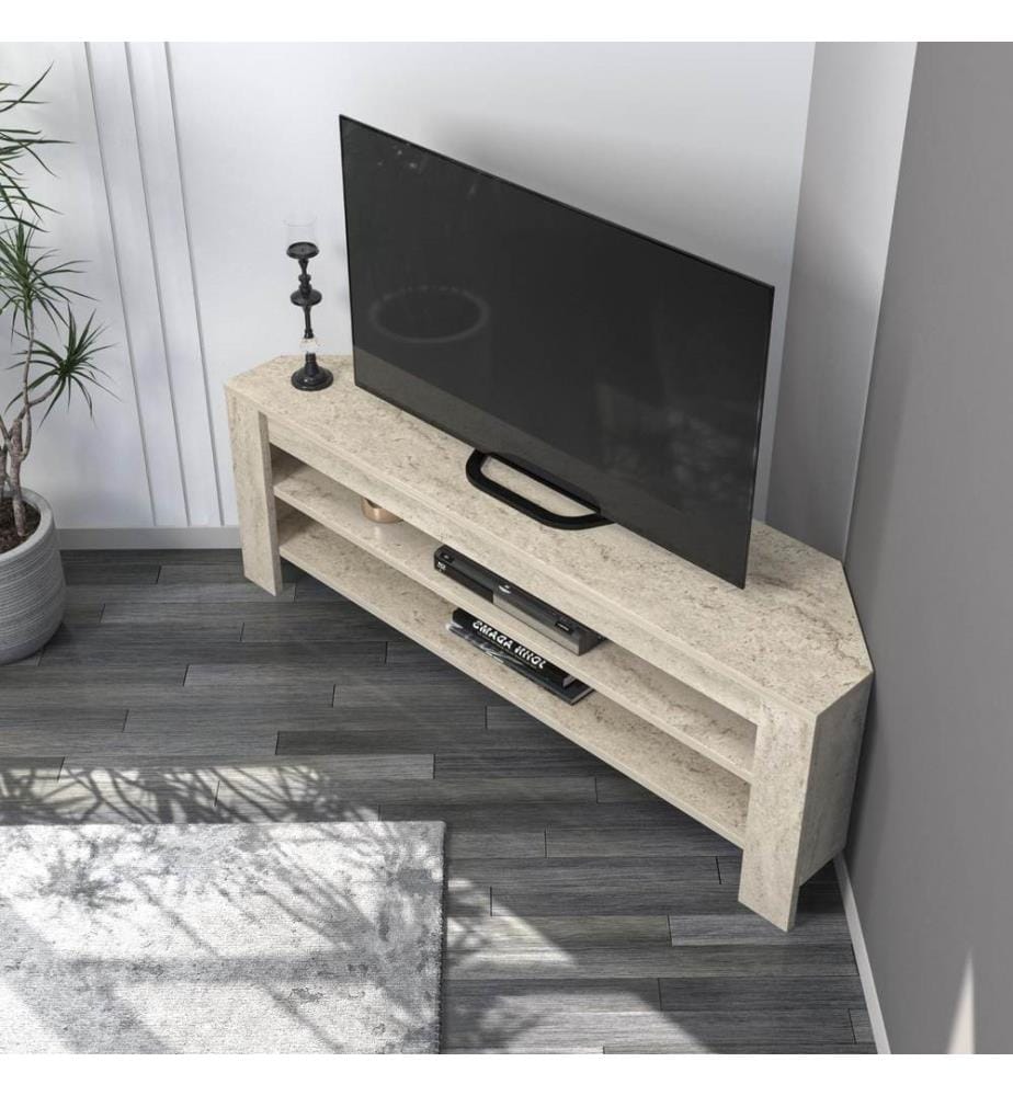 TV-Ständer, Travertin, 100 % MELAMINBESCHICHTETE SPANPLATTE