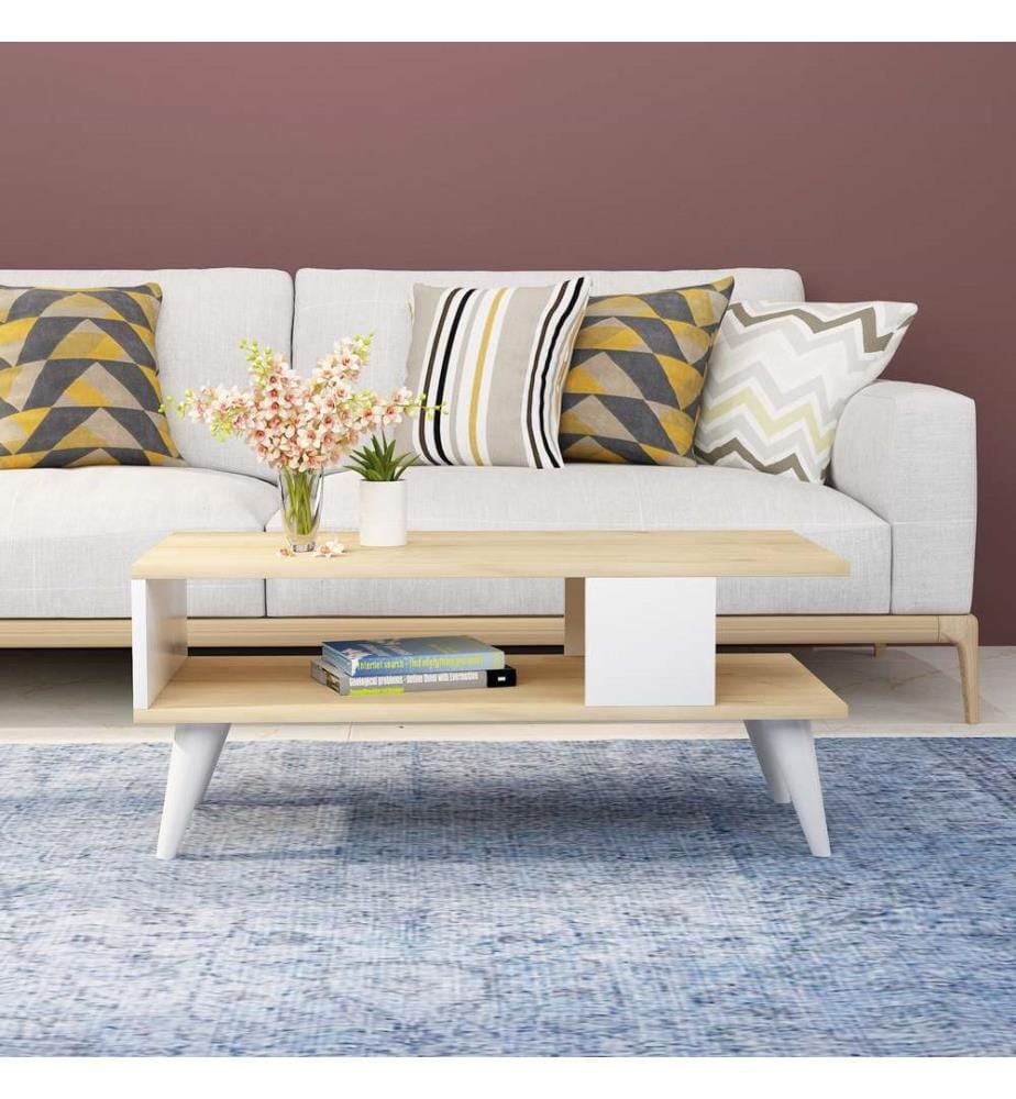 Saphir, Couchtische, 40X90X45 cm, Melaminbeschichtete Partikelplatte