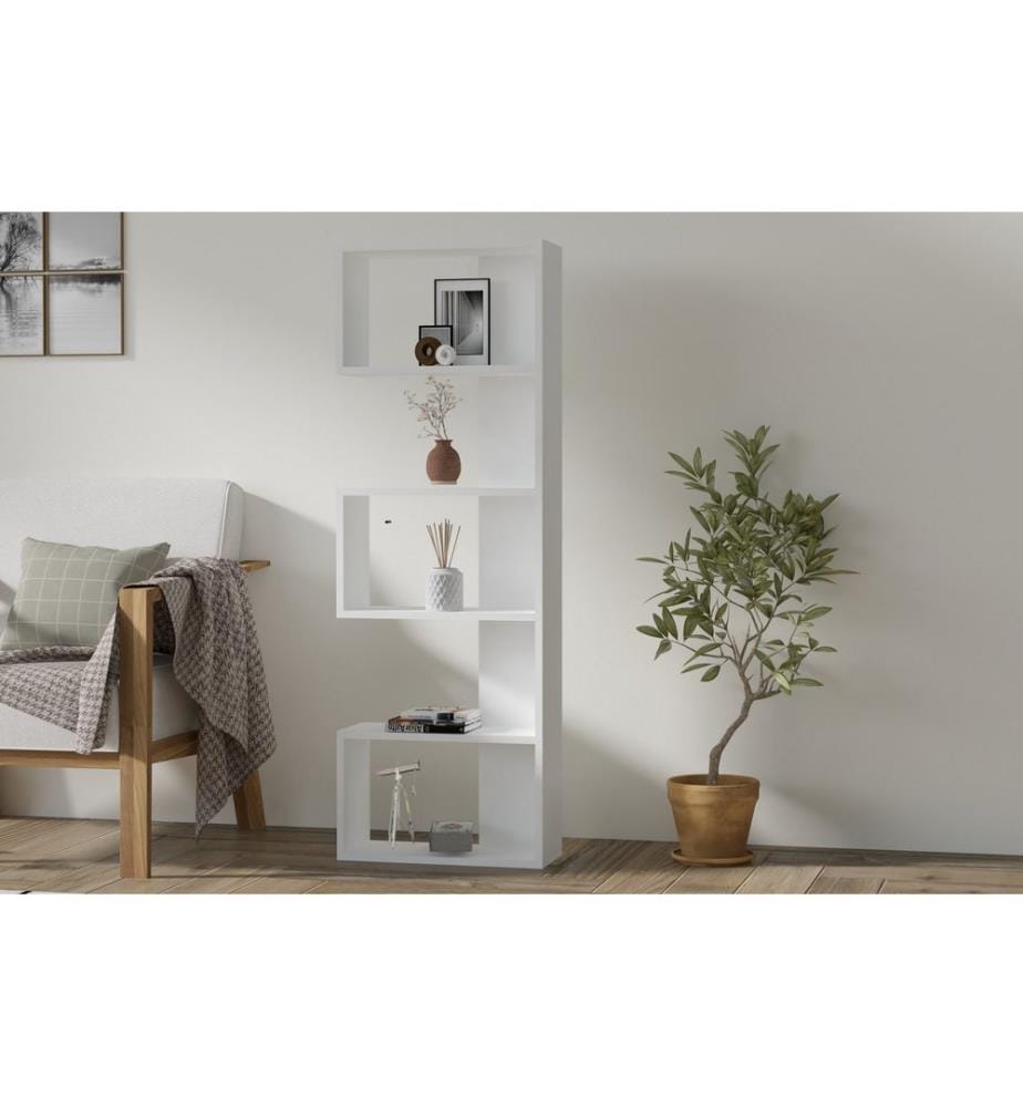 Blanc, Étagères, 150X52 cm, Plaque De Particules Enrobée De Mélamine