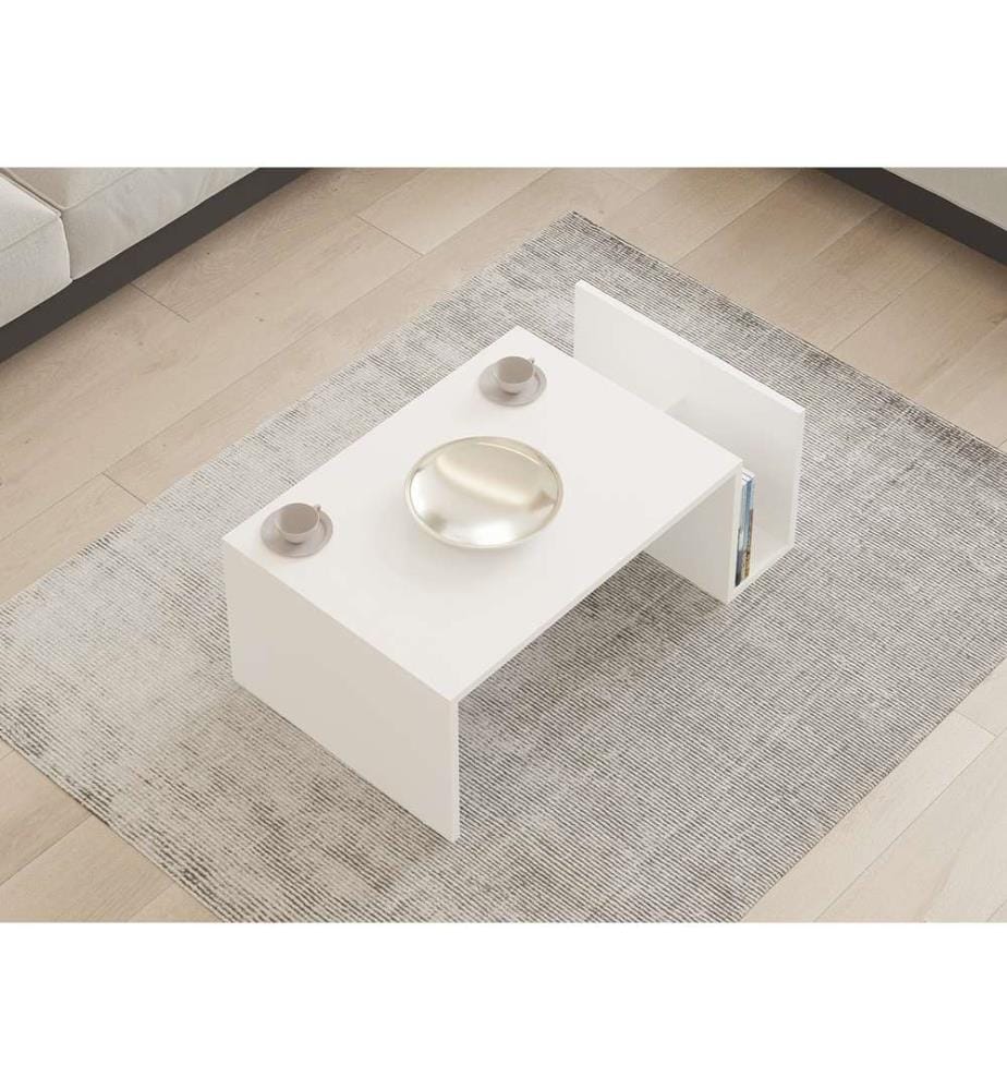 Coffee Table, White, Melamine Coated Particle Board