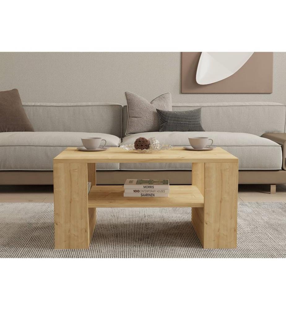 Table Basse, Saphir, Disque De Particules Recroquevillé À De Mélamine