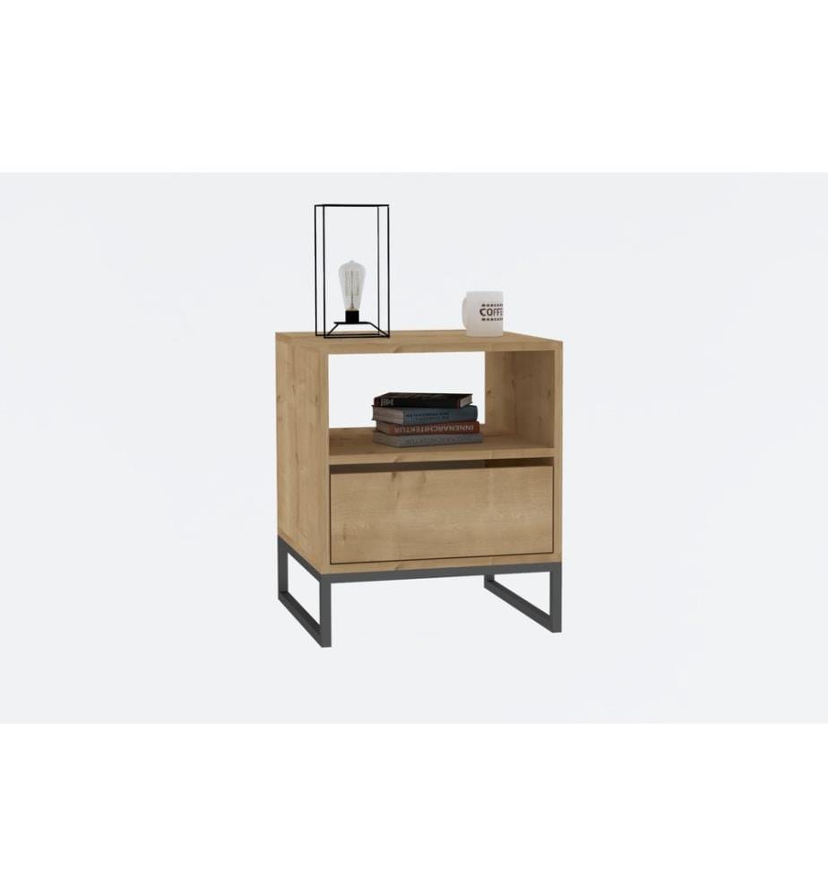 Nightstand, Sapphire, Melamine Coated Particle Board