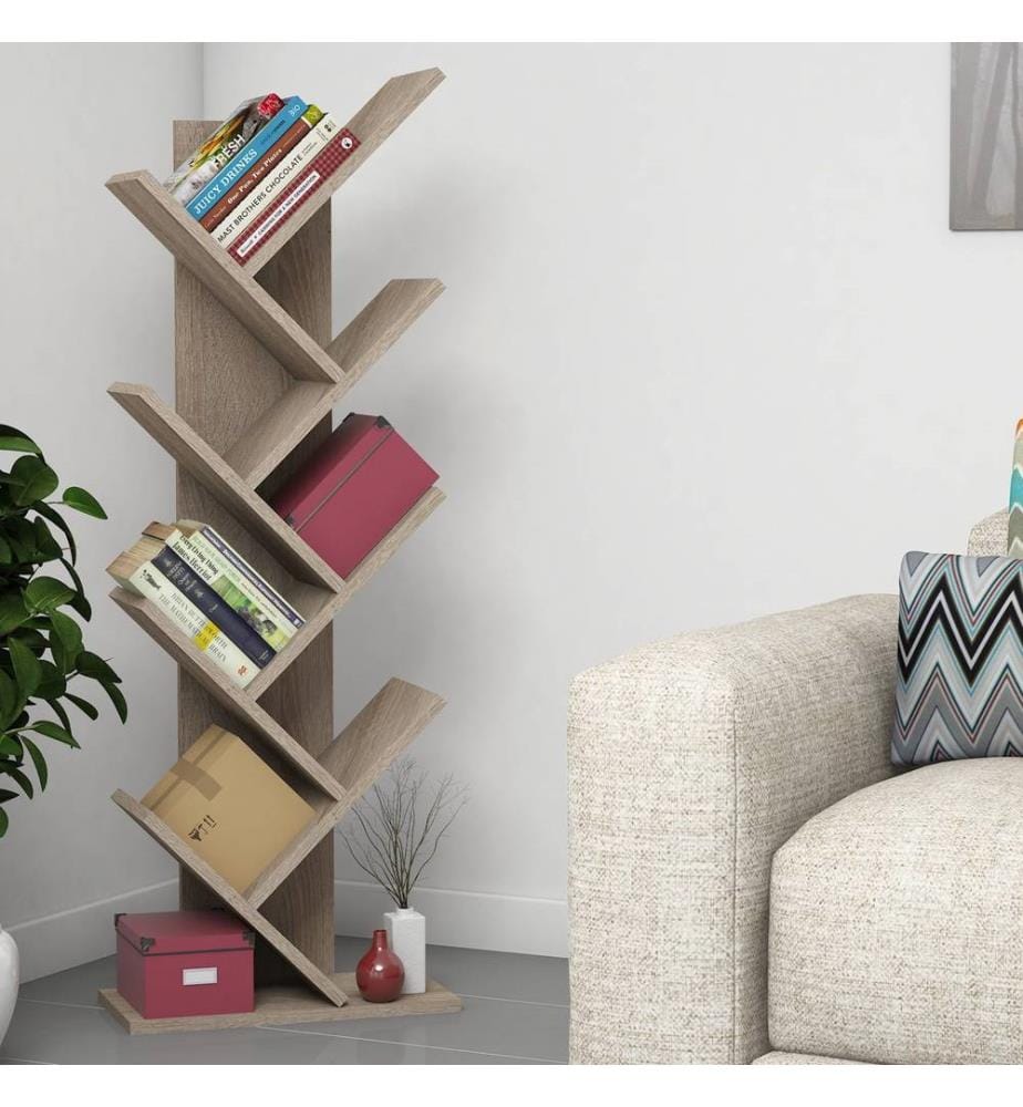 Bookshelf, Walnut, Melamine Coated Particle Board