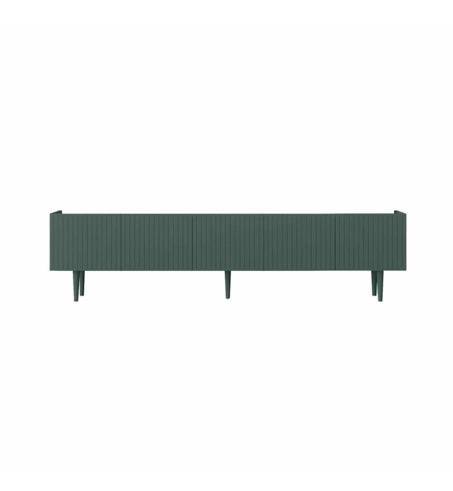 Meuble TV, 100 % MDF stratifié, vert
