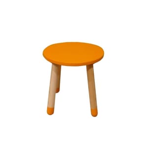 Kid's Stool, Orange, Plywood